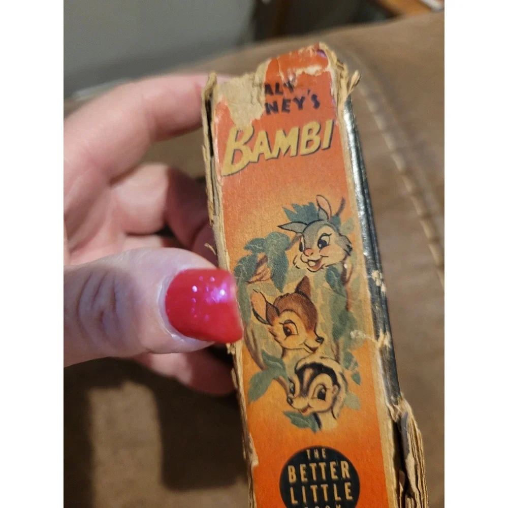 BAMBI Walt Disney 1469 VG, Better Big Little Books Whitman 1942